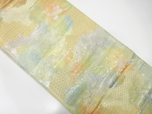 JAPANESE FUKURO OBI / WOVEN CLASSICAL PATTERN